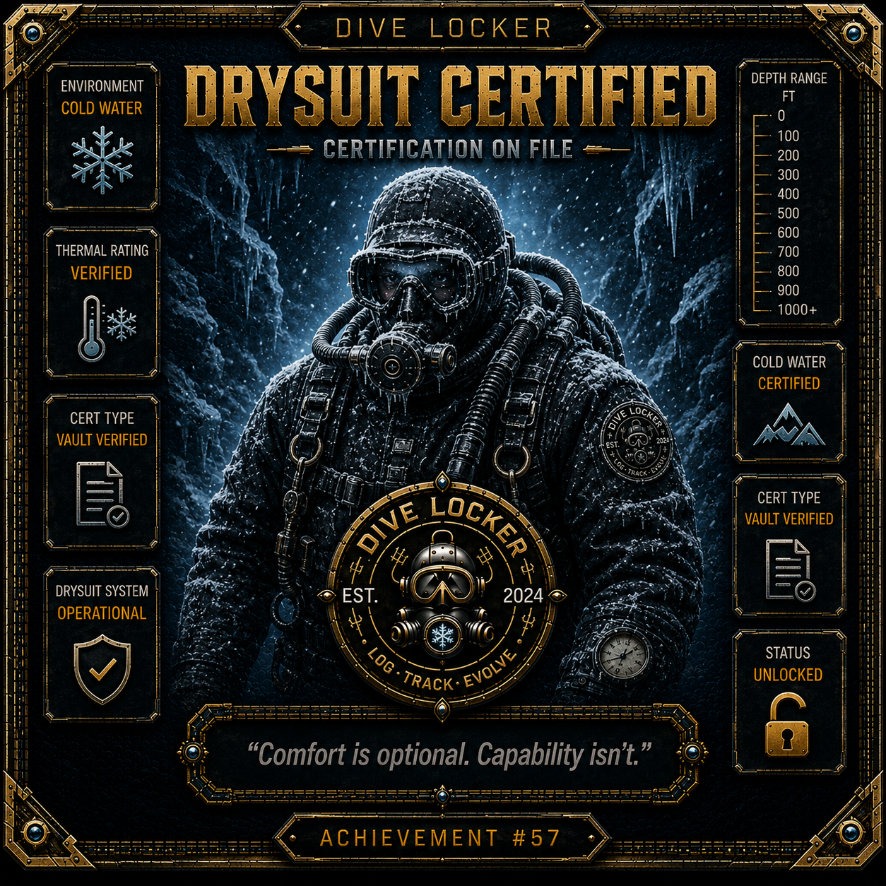 Drysuit Certified